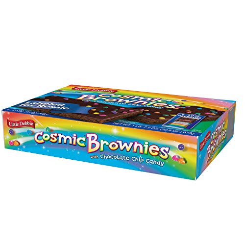 Little Debbie Cosmic Brownie Single-Serve Caddie, Chocolate, 6 C