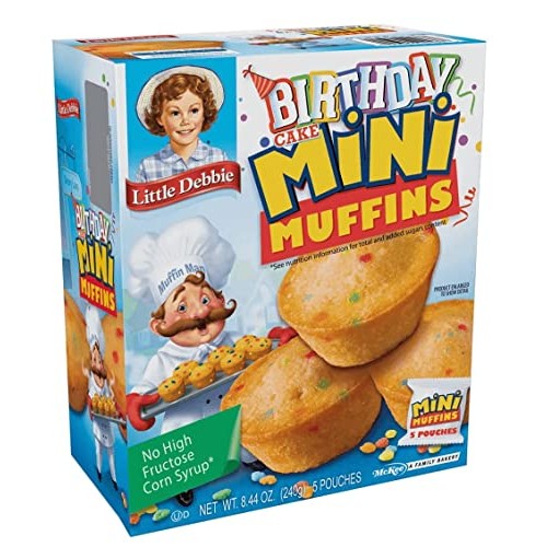 Little Debbie Mini Muffin Variety Bundle - 1 Box Each of Mini Br...