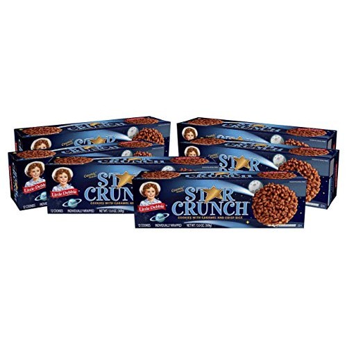Little Debbie Star Crunch, 6 Boxes, 72 Individually Wrapped Cook