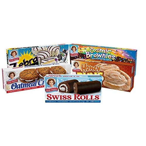 Little Debbie Variety Pack - Oatmeal Creme Pies, Honey Buns, Swi