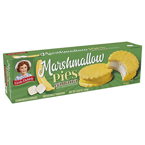 Little Debbie Banana Marshmallow Pies, 8 Boxes