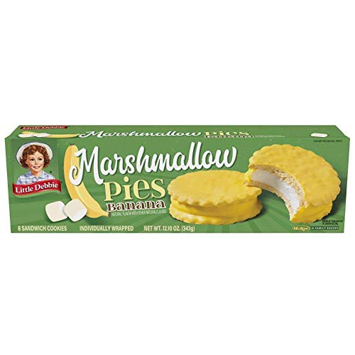 Little Debbie Banana Marshmallow Pies, 8 Boxes