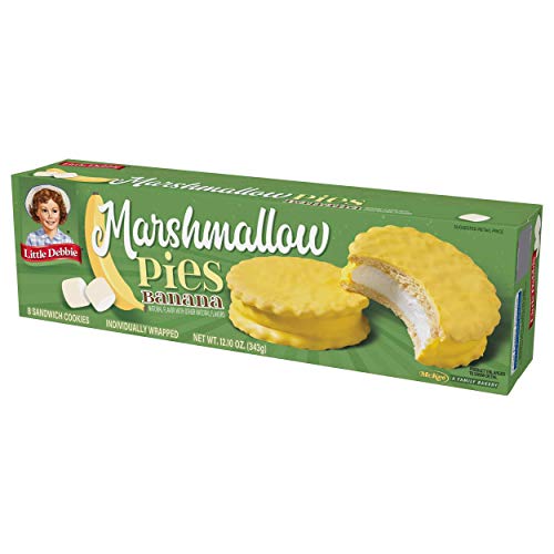 Little Debbie Banana Marshmallow Pies, 8 Boxes