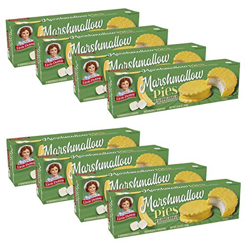 Little Debbie Banana Marshmallow Pies, 8 Boxes