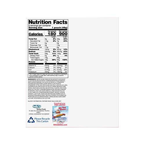 Little Debbie Strawberry Shortcake Rolls Mini Muffins, 6 Boxes,