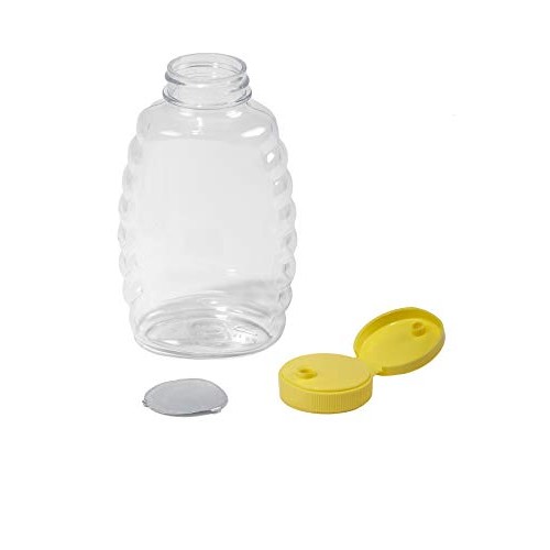 Little Giant Plastic Skep-Style Jar Honey Squeeze Bottle With Fl