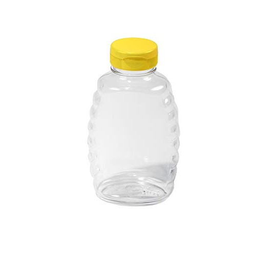 Little Giant Plastic Skep-Style Jar Honey Squeeze Bottle With Fl