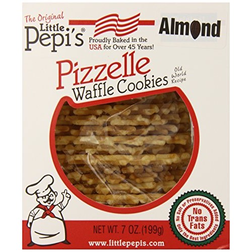 Little Pepis Pizzelles, Almond, 7 Ounce