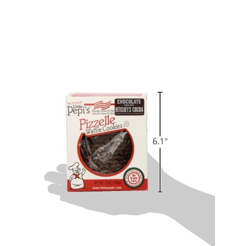Little Pepis Pizzelles, Chocolate, 7 Ounce