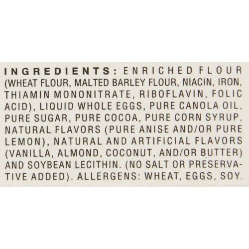 Little Pepis Pizzelles, Chocolate, 7 Ounce