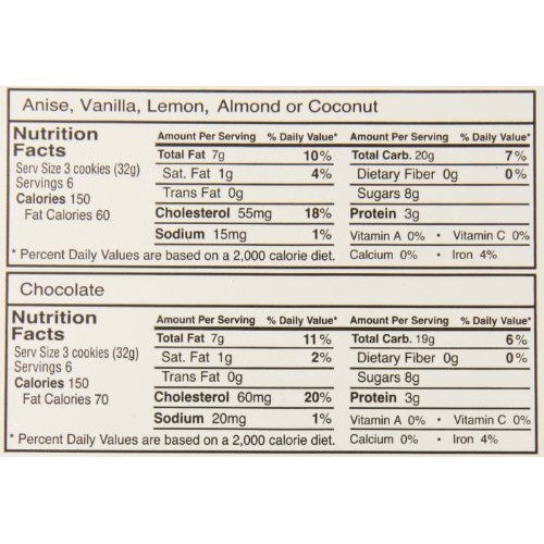 Little Pepis Pizzelles, Chocolate, 7 Ounce