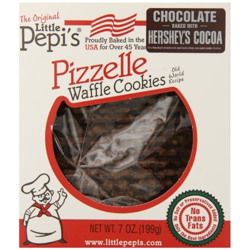 Little Pepis Pizzelles, Chocolate, 7 Ounce