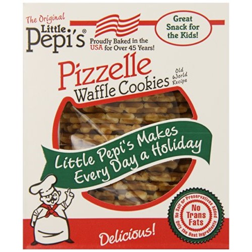 Little Pepis Pizzelles, Vanilla, 7 Ounce