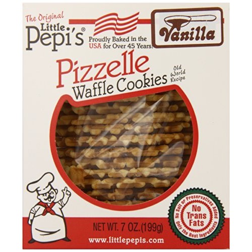 Little Pepis Pizzelles, Vanilla, 7 Ounce
