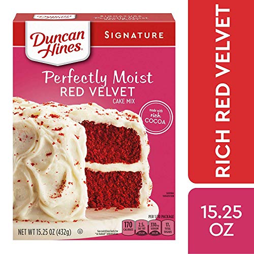 Red Velvet Cake Mix and Whipped Cream Cheese Frosting with 50 Cu...