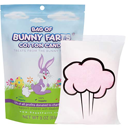 Easter Bunny Cotton Candy Funny Easter Basket Stuffer for All Ag...