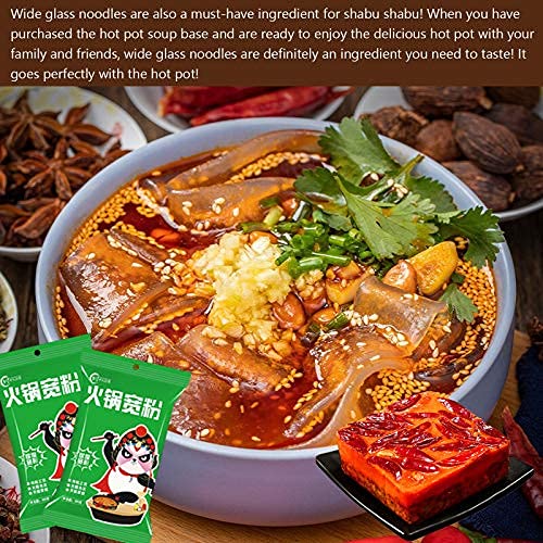 Liufs 4Pack Sweet Potato Glass Noodles, Wide Made By Sweet Potat