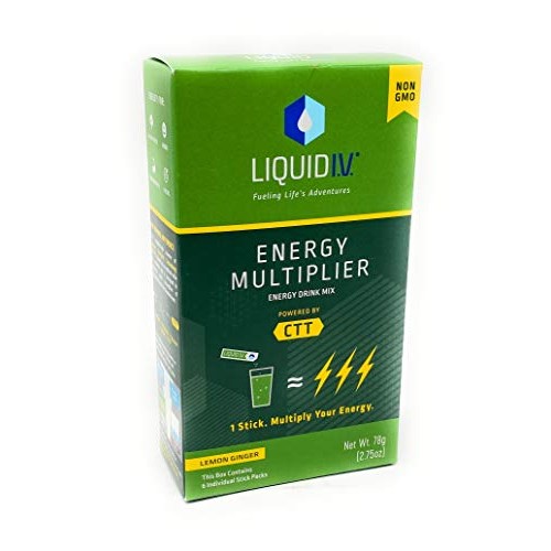 Liquid I.V. Energy Multiplier Energy Drink Mix - Lemon Ginger -