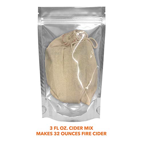 Fire Cider Tonic Kit - Brewing Bag With Herbs And Spices For Diy