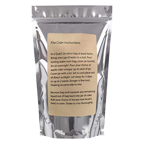Fire Cider Tonic Kit - Brewing Bag With Herbs And Spices For Diy