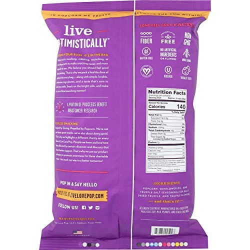 Live Love Pop, Popcorn Salt Truffle, 4.4 Oz