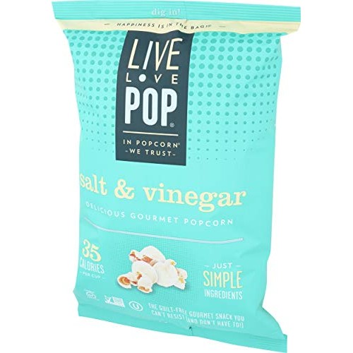 Live Love Pop, Popcorn Salt And Vinegar, 4.4 Oz