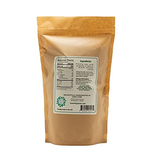 Live Oil by Lesna Organic Black Sesame Seed Powder | Black Sesam...