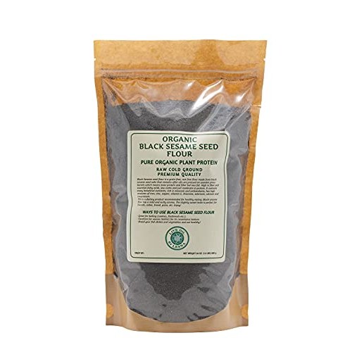 Live Oil by Lesna Organic Black Sesame Seed Powder | Black Sesam...