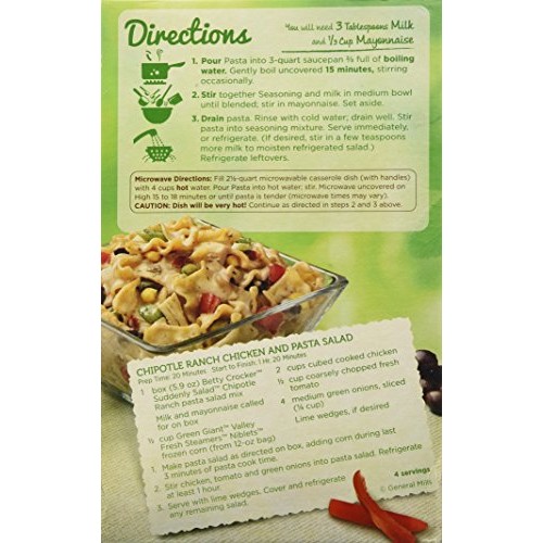 Suddenly Pasta Salad - Chipotle Ranch 5.9 Oz 3-Pack