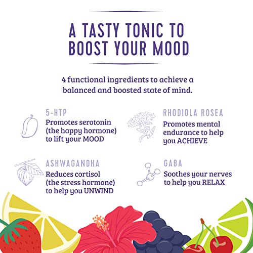 Kowa Mood Boost Sparkling Water Drink, Sugar Free Seltzer, Varie...