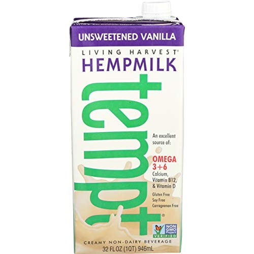 Living Harvest, Hempmilk Unsweetend Vanilla, 32 Fl Oz