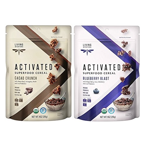 Living Intentions Gluten Free Superfood Probiotic Cereal 2 Flavo