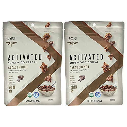 Living Intentions Superfood Cereal, Cacao Crunch, With Probiotic