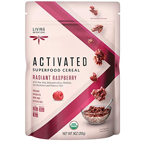 Living Intentions Cereal Radiant Raspberry Superfood, 9 Ounce