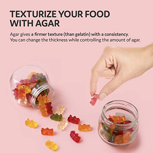 Agar Agar Powder 2Oz : Vegan Gelatin Substitute, Unflavored, Pud