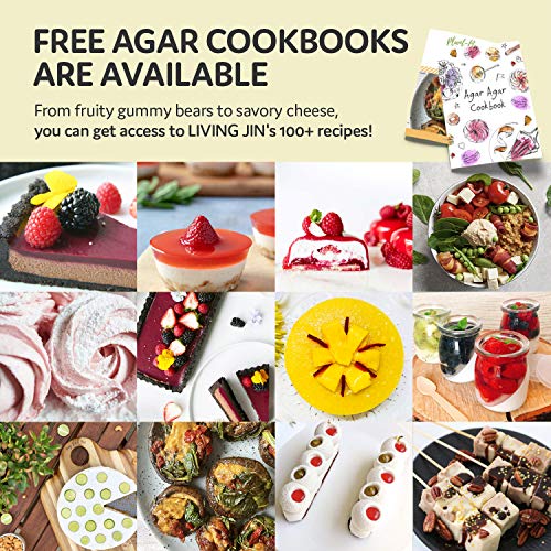 Agar Agar Powder 2Oz : Vegan Gelatin Substitute, Unflavored, Pud