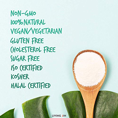 Agar Agar Powder 4Oz, 5-Piece Measuring Spoon Set: Gelatin Subst