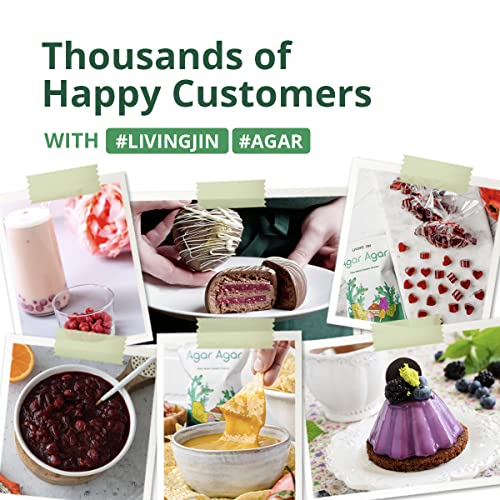 Agar Agar Powder 4Oz : Gelatin Substitute, Vegan, Unflavored, Gu