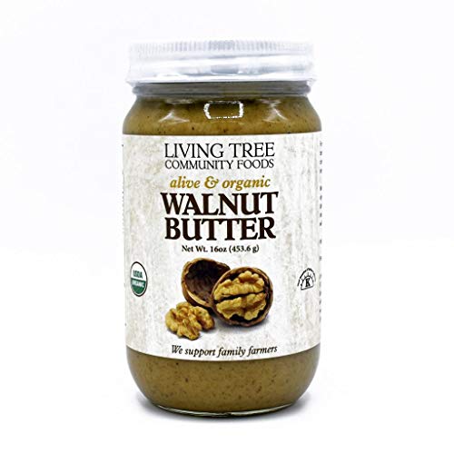 Living Tree Organic Raw Walnut Butter - 16 Ounce