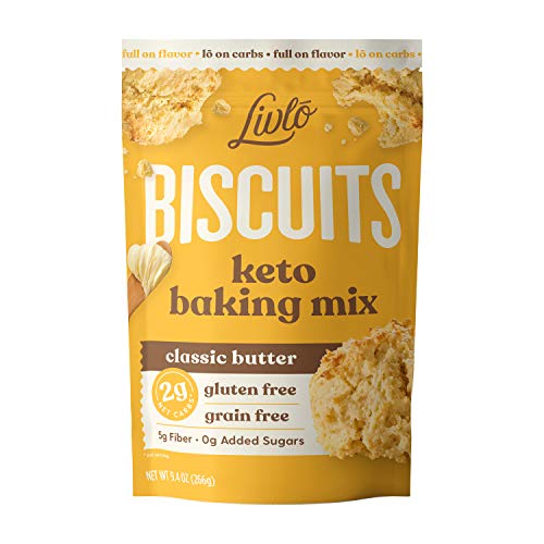Livlo Keto Biscuit &Amp; Bread Mix - Low Carb &Amp; Gluten Free Baking M