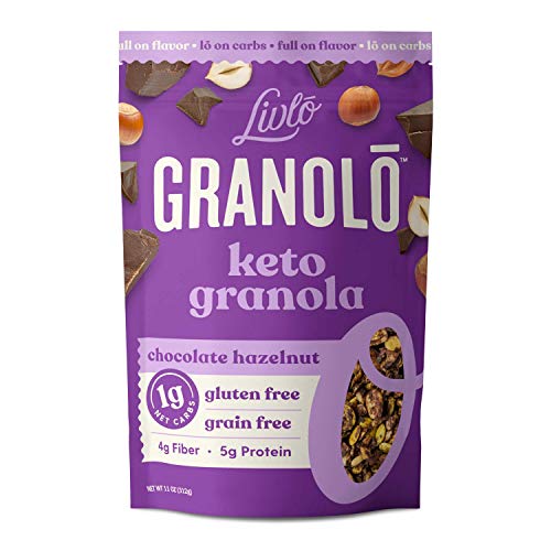 Livlo Keto Granola Cereal - 1G Net Carbs - Grain Free &Amp; Gluten F