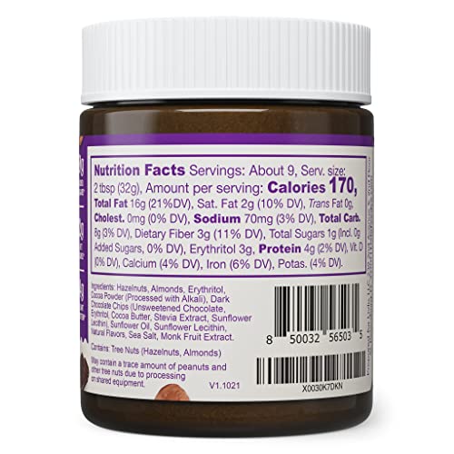 Livlo Zello Keto Chocolate Hazelnut Spread - Keto Dessert with 2...