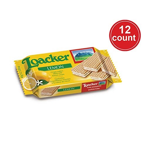 Loacker Quadratini Hazelnut Wafer Cookies, 8.82-Ounce Package