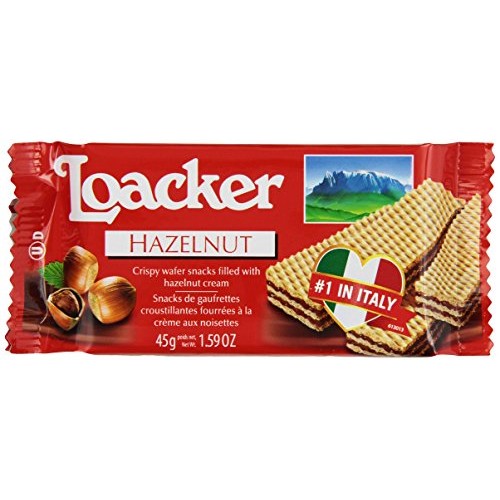 Loacker Hazelnut Classic Wafers, 1.59 Ounce Pack Of 12