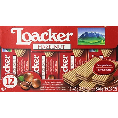 Loacker Hazelnut Classic Wafers 12/1.59Oz
