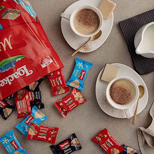 Loacker Minis Wafer Mix - Premium Assorted Cream Filled Mini Waf...