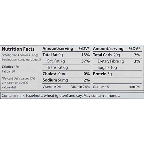 Loacker Premium Vanilla Wafers, 45G/1.59Oz, Pack Of 12