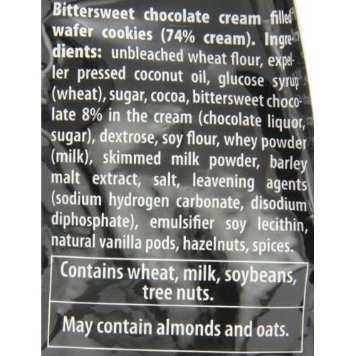 Loacker Quadratini, Bite Size Wafer Cookies, Dark Chocolate, 8.8