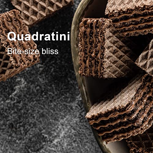 Loacker Quadratini Premium Double Choc Wafer Cookies, 250g/8.82oz