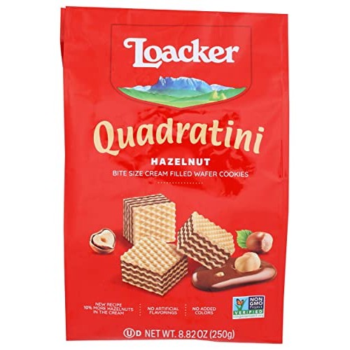 Loacker, Wafer Minis Hazelnut, 8.82 Ounce
